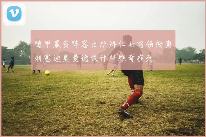 德甲最贵阵容出炉拜仁七将领衔奥利塞迪奥曼德武什科维奇在列